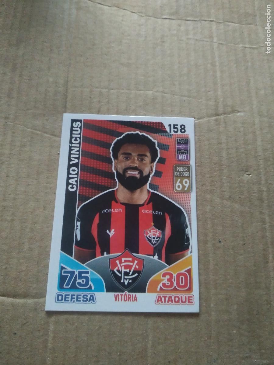 Cromos de F&uacute;tbol: 158 CAIO VINICIUS VITORIA CROMO TARJETA FUTBOL BRASILEIRAO CARD GAME LIGA BRASIL