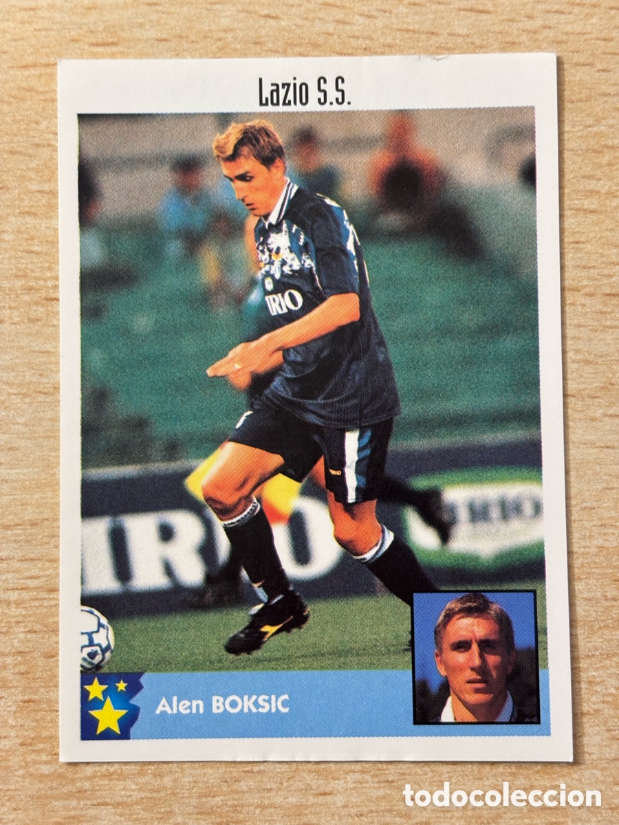 Cromos de F&uacute;tbol: # 155 Boksic Croacia Lazio Italia Mejores Equipos de Europa 97-98 Panini