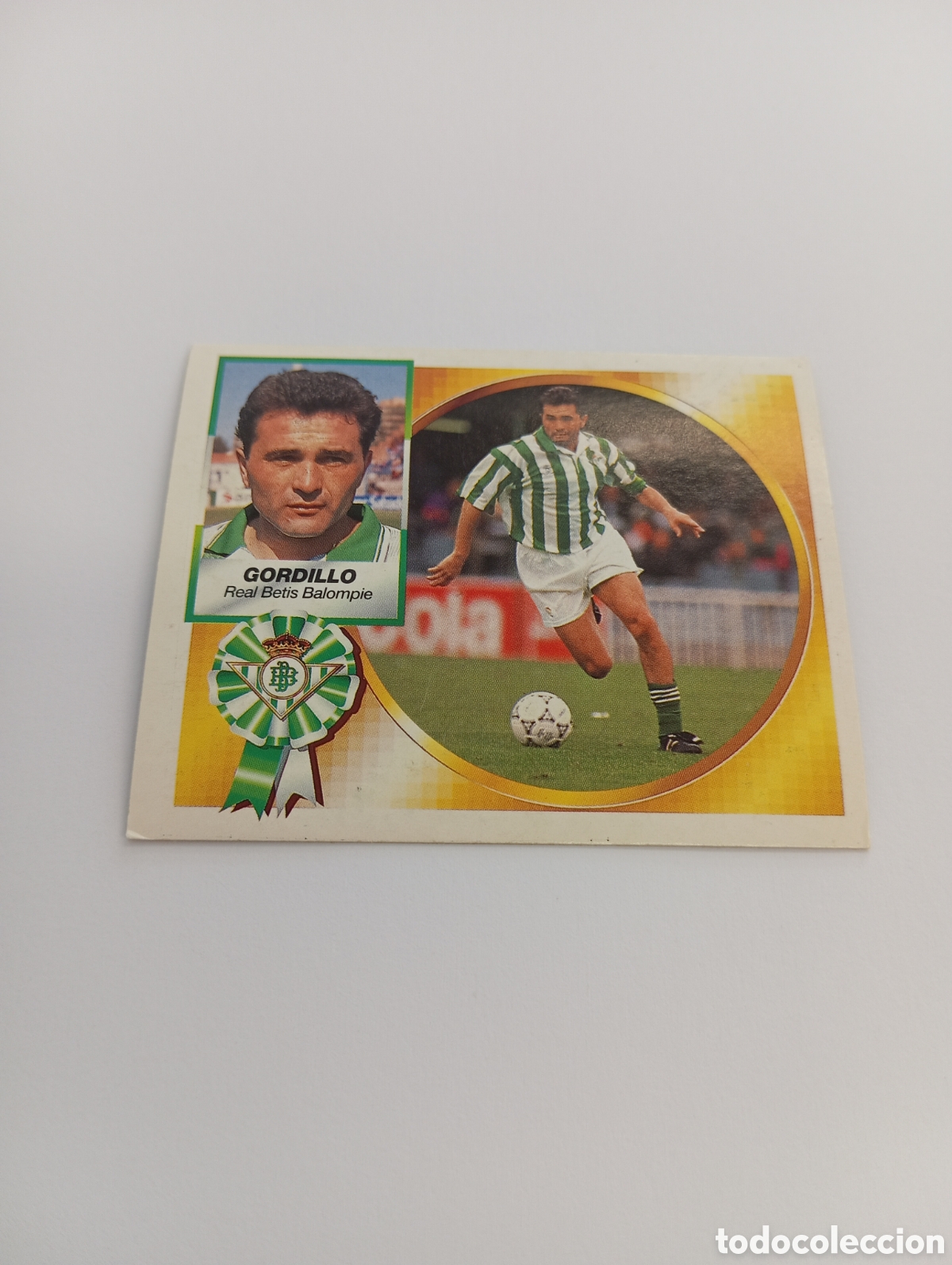 Cromos de F&uacute;tbol: GORDILLO Betis Liga Este 1994 1995 NUEVO SIN PEGAR PANINI 94 95