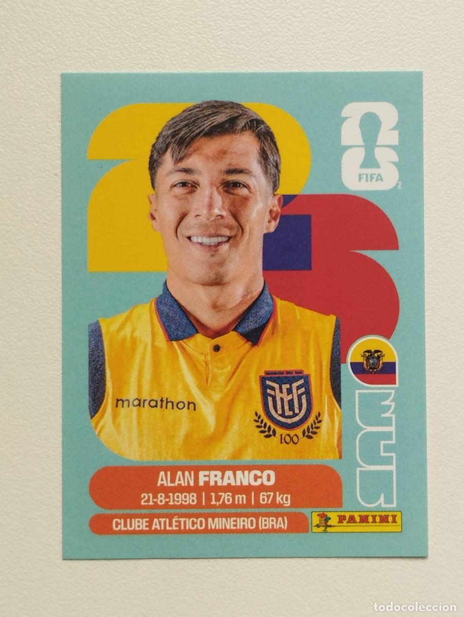 Cromos de F&uacute;tbol: CROMO STICKER WORLD CUP 2026 MUNDIAL 26 PANINI ECUADOR ECU10 ECU 10 ALAN FRANCO
