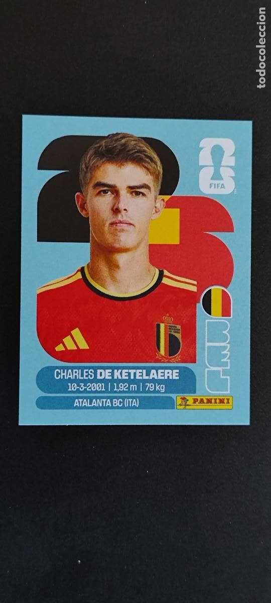 Cartes &agrave; collectionner de Football: FIFA WORLD CUP 2026 STICKER DE KETELAERE BELGICA # BEL17 PANINI