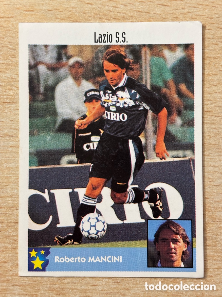 Cromos de F&uacute;tbol: # 152 Mancini Italia Lazio Mejores Equipos de Europa 97-98 Panini