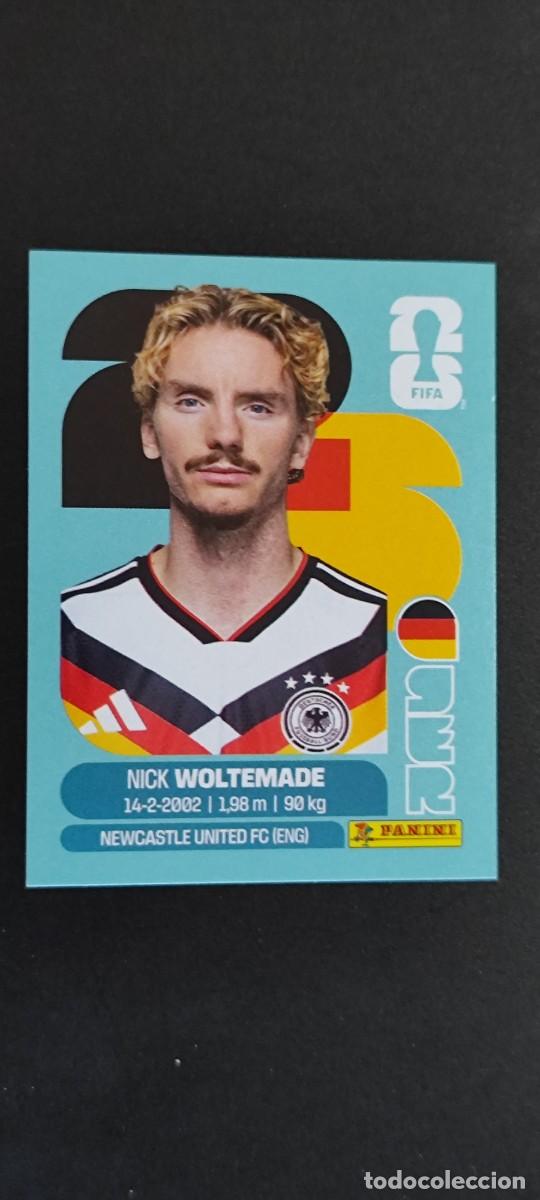 Cromos de F&uacute;tbol: FIFA WORLD CUP 2026 STICKER WOLTEMADE ALEMANIA # GER20 PANINI