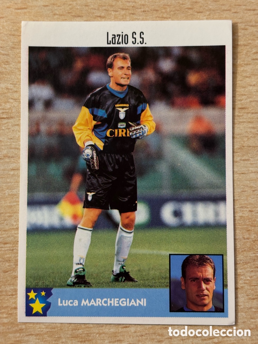 Cromos de F&uacute;tbol: # 145 Marchegiani Italia Lazio Mejores Equipos de Europa 97-98 Panini