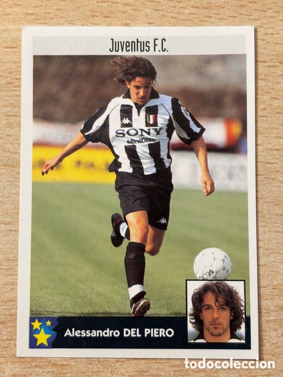 Cromos de F&uacute;tbol: # 143 Del Piero Italia Juventus Mejores Equipos De Europa 97-98 Panini