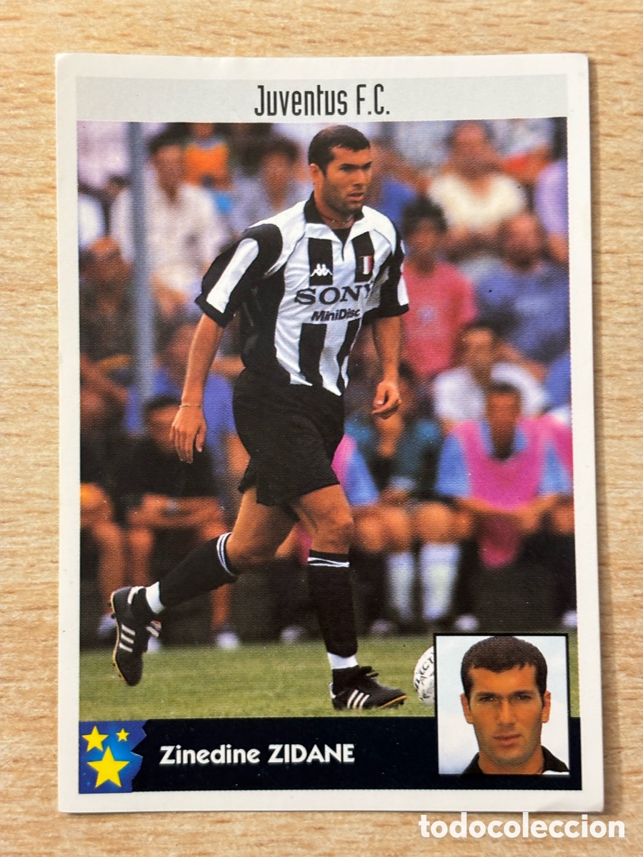 Cromos de F&uacute;tbol: # Zidane Francia Juventus Italia Mejores Equipos de Europa 97-98 Panini