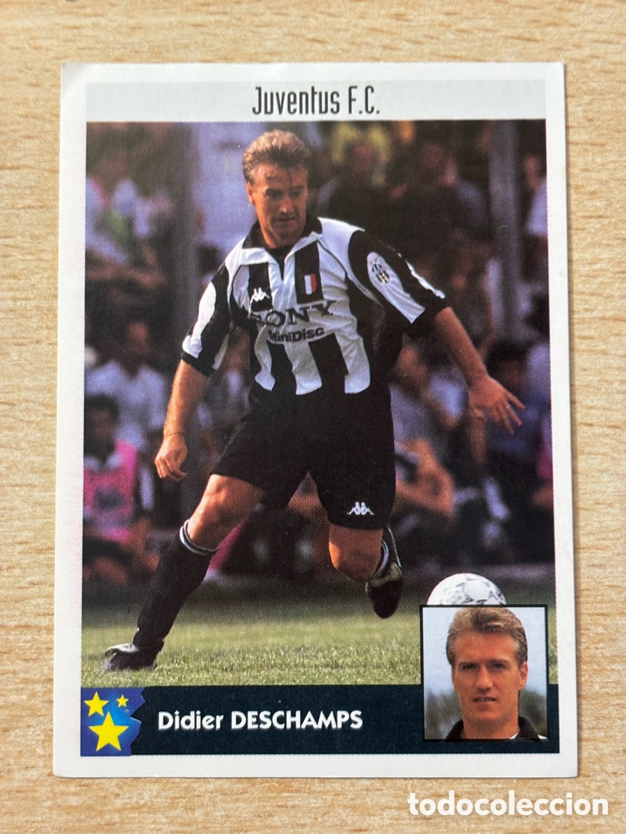 Cromos de F&uacute;tbol: # 139 Deschamps Francia Juventus Italia Mejores Equipos de Europa 97-98 Panini