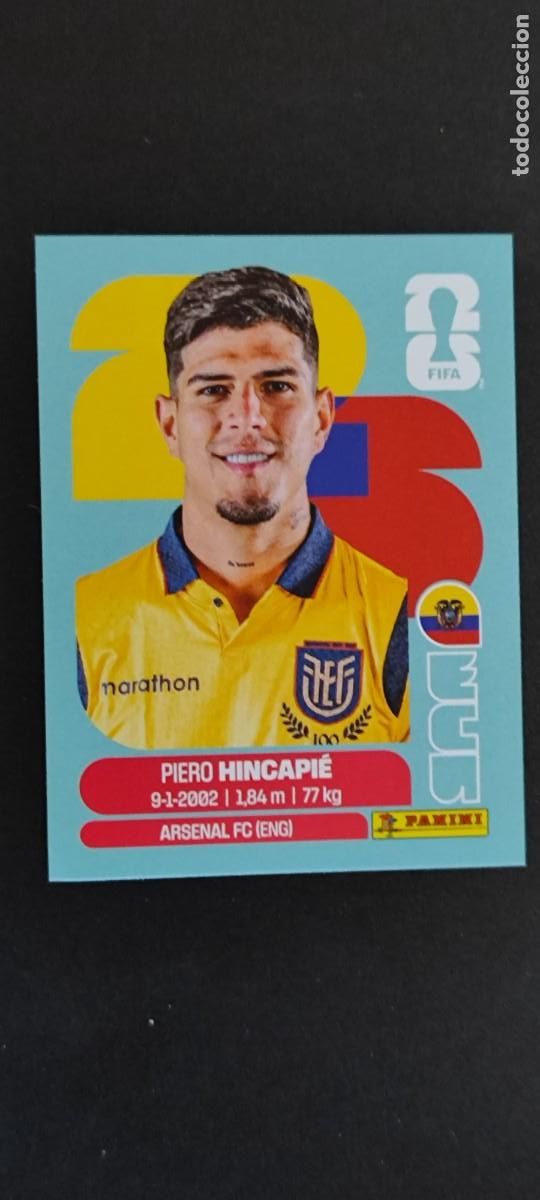Cromos de F&uacute;tbol: FIFA WORLD CUP 2026 STICKER HINCAPIE ECUADOR # ECU4 PANINI