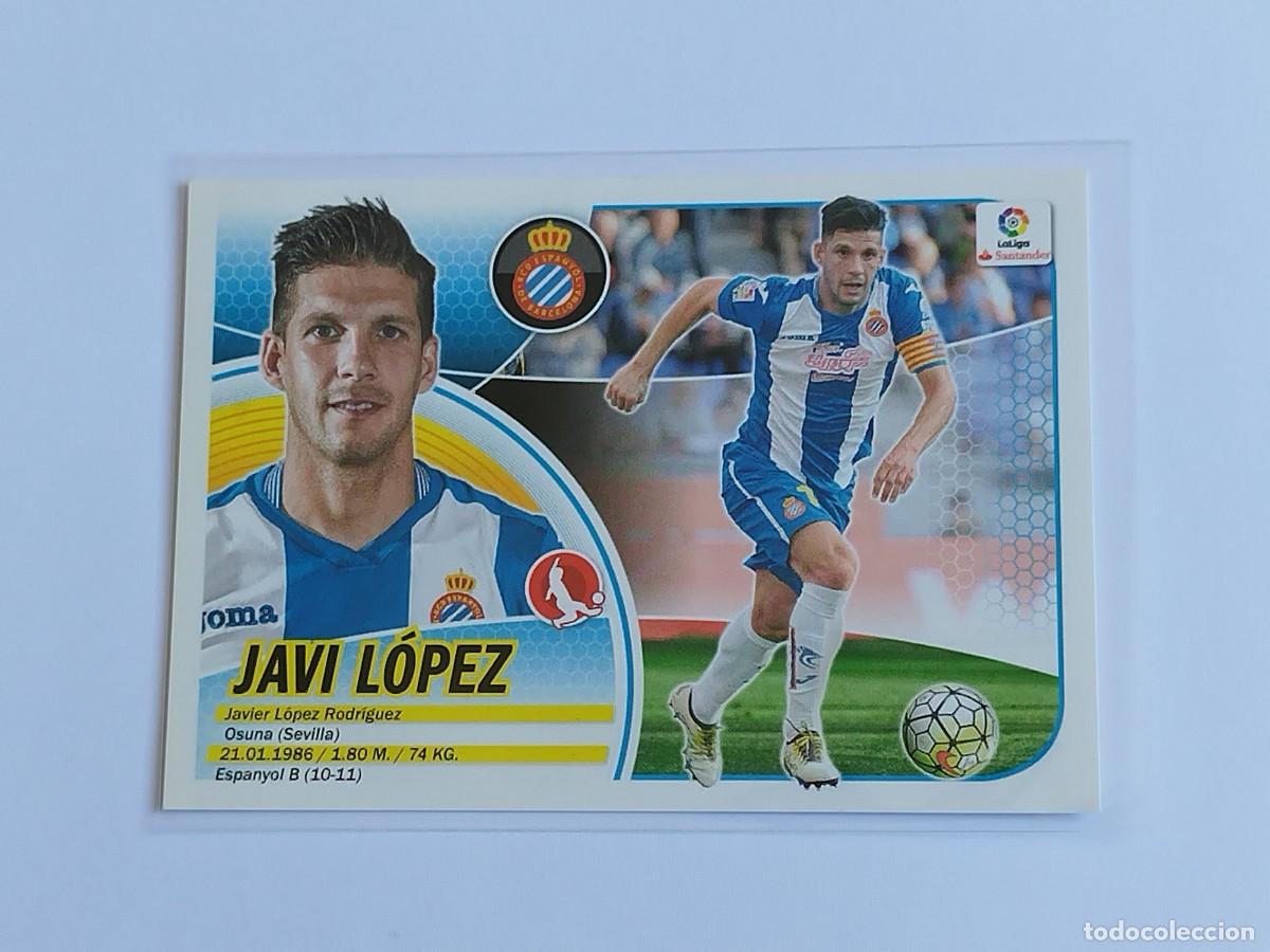 Cromos de F&uacute;tbol: JAVI L&Oacute;PEZ N&ordm; 3A RCD ESPANYOL PANINI EDICIONES ESTE LIGA SANTANDER 2016 2017 16 17 3 A COLECCIONES