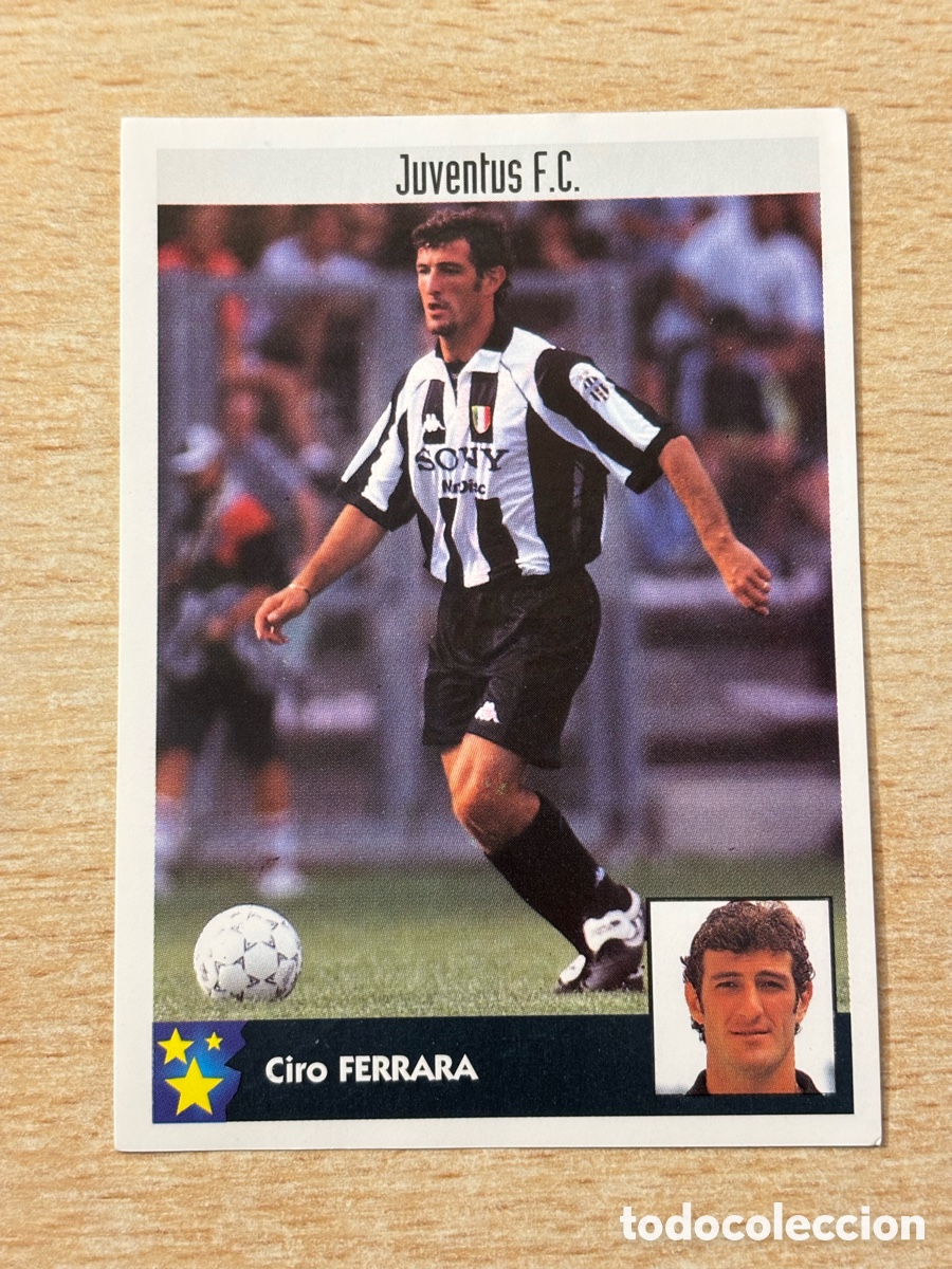 Cromos de F&uacute;tbol: # 135 Ferrara Italia Juventus Mejores Equipos de Europa 97-98 Panini