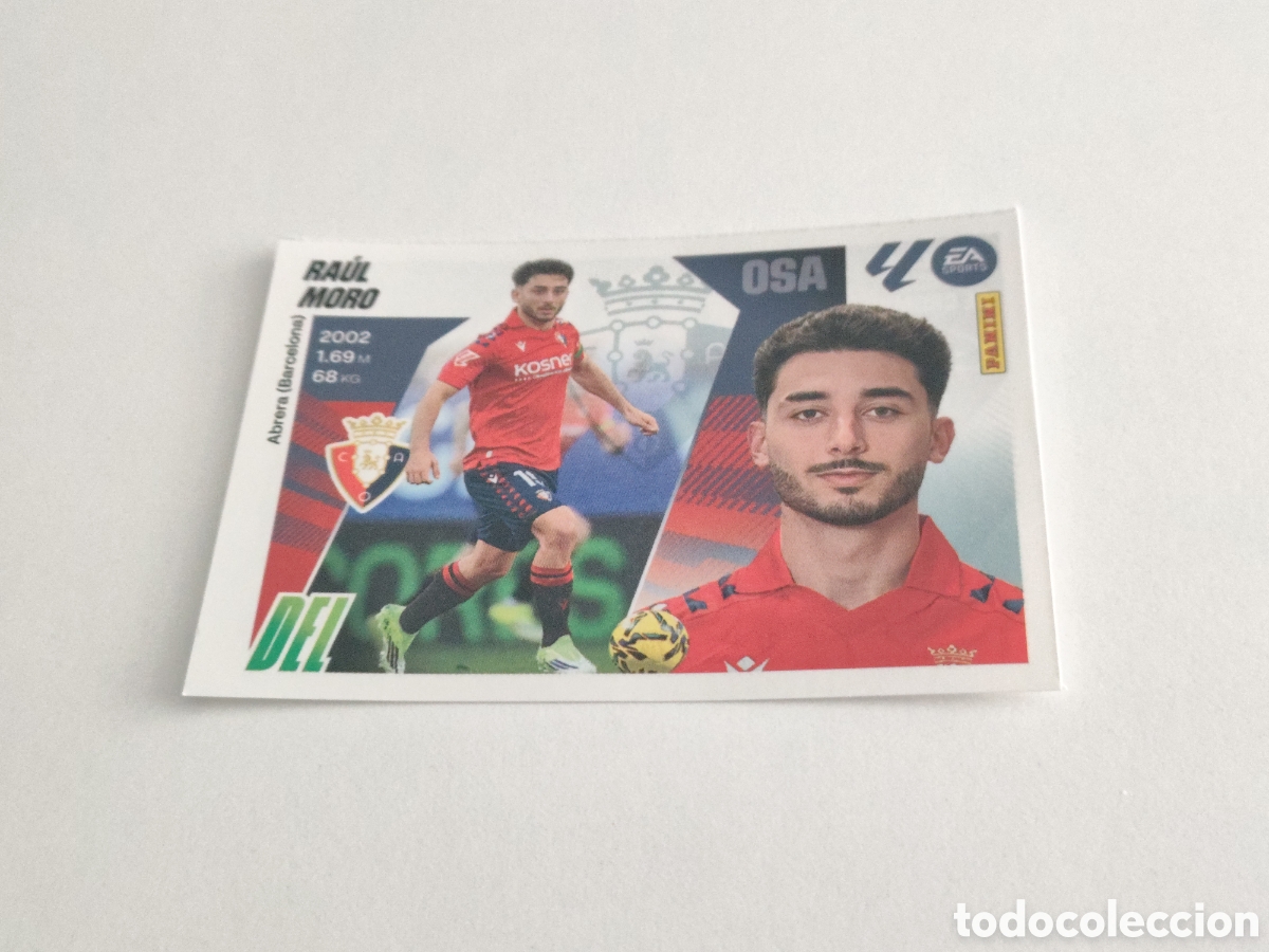 Cromos de F&uacute;tbol: Cromos 25 Ra&uacute;l Moro Osasuna Liga Este Ediciones Este 25 26 nuevo sin pegar