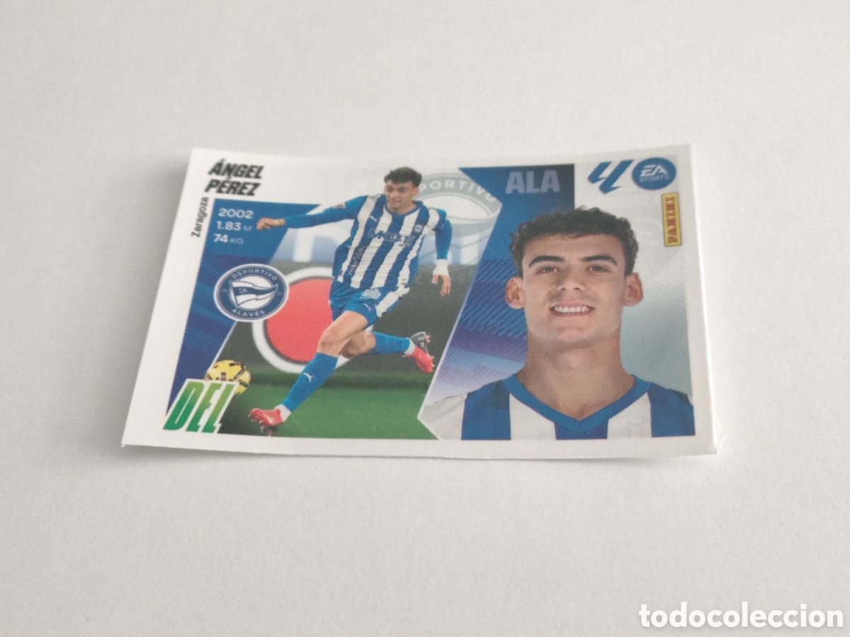 Cromos de F&uacute;tbol: Cromos 1 &Aacute;ngel P&eacute;rez Alav&eacute;s Liga Este Ediciones Este 25 26 nuevo sin pegar
