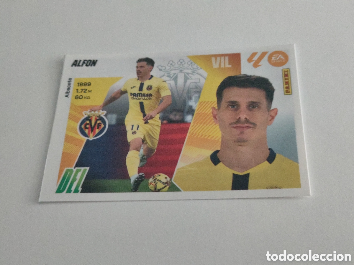 Cromos de F&uacute;tbol: Cromos 38 Alfon Villarreal Liga Este Ediciones Este 25 26 nuevo sin pegar