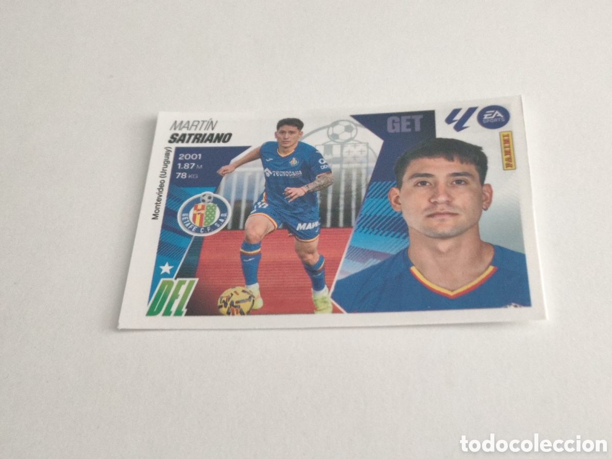 Cromos de F&uacute;tbol: Cromos 17 Mart&iacute;n Satriano Getafe Liga Este Ediciones Este 25 26 nuevo sin pegar