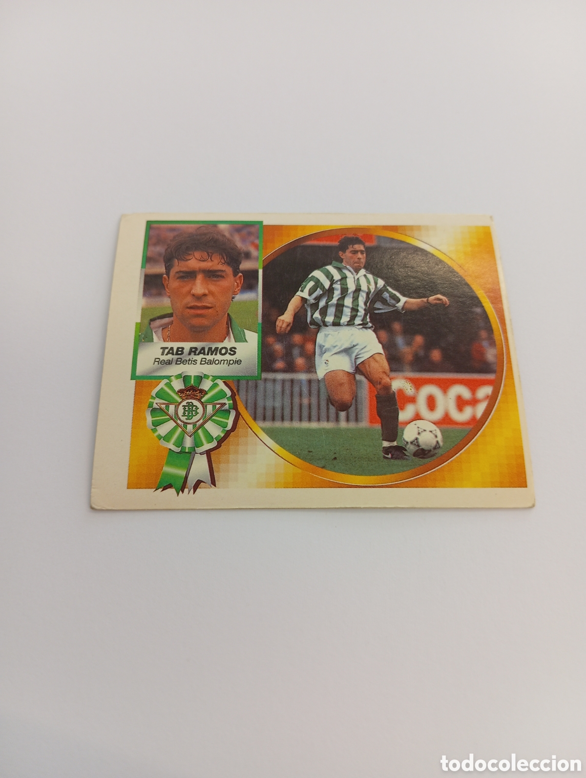 Cromos de F&uacute;tbol: TAB RAMOS Betis Liga Este 1994 1995 NUEVO SIN PEGAR PANINI 94 95