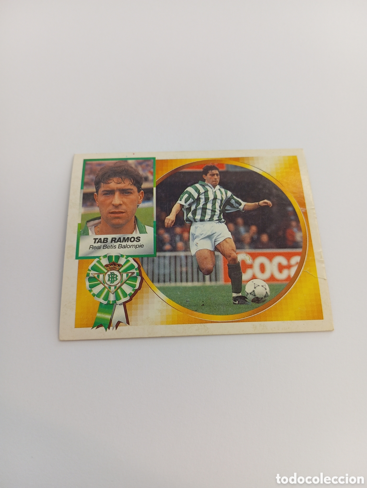Cromos de F&uacute;tbol: TAB RAMOS Betis Liga Este 1994 1995 NUEVO SIN PEGAR PANINI 94 95