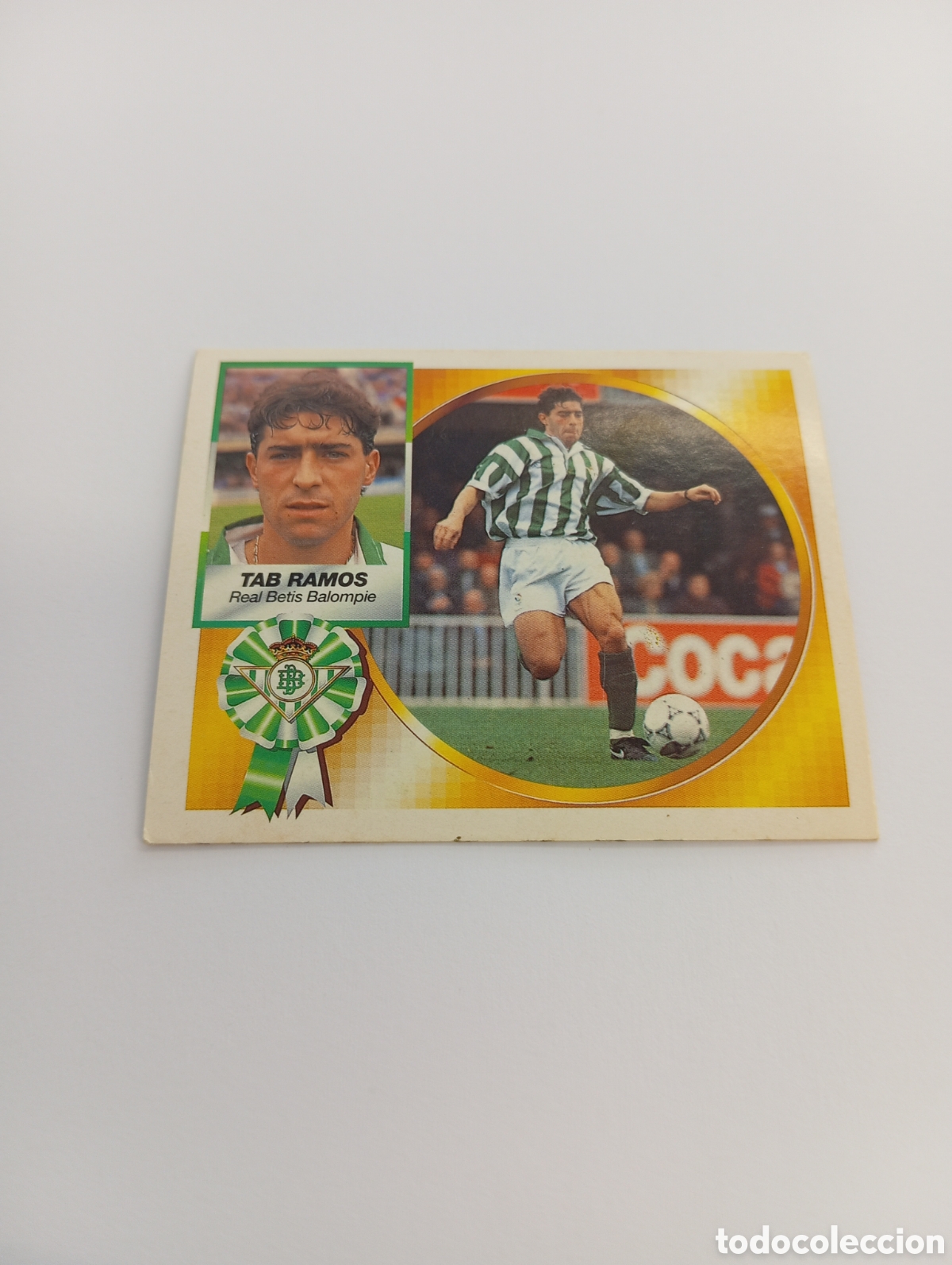 Cromos de F&uacute;tbol: TAB RAMOS Betis Liga Este 1994 1995 NUEVO SIN PEGAR PANINI 94 95