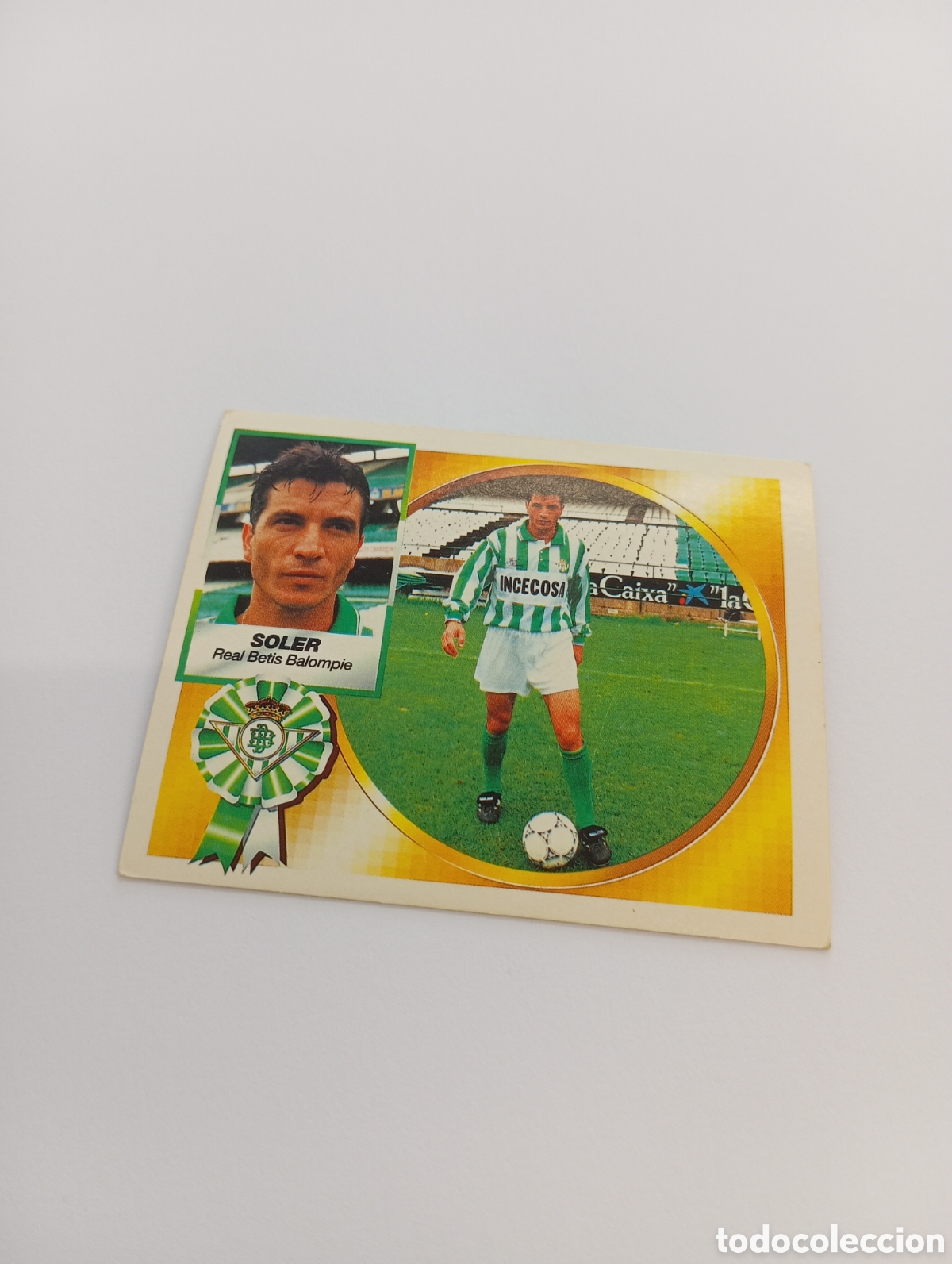 Cromos de F&uacute;tbol: SOLER Betis Liga Este 1994 1995 NUEVO SIN PEGAR PANINI 94 95