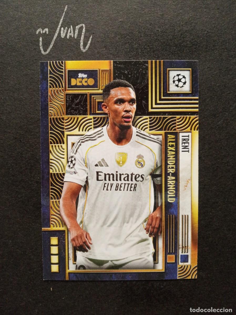 Cromos de F&uacute;tbol: CURRENT STARS ALEXANDER ARNOLD REAL MADRID ⚽ TOPPS &reg; DECO CLUB COMPETITIONS 2025 2026 25 26 NUEVO