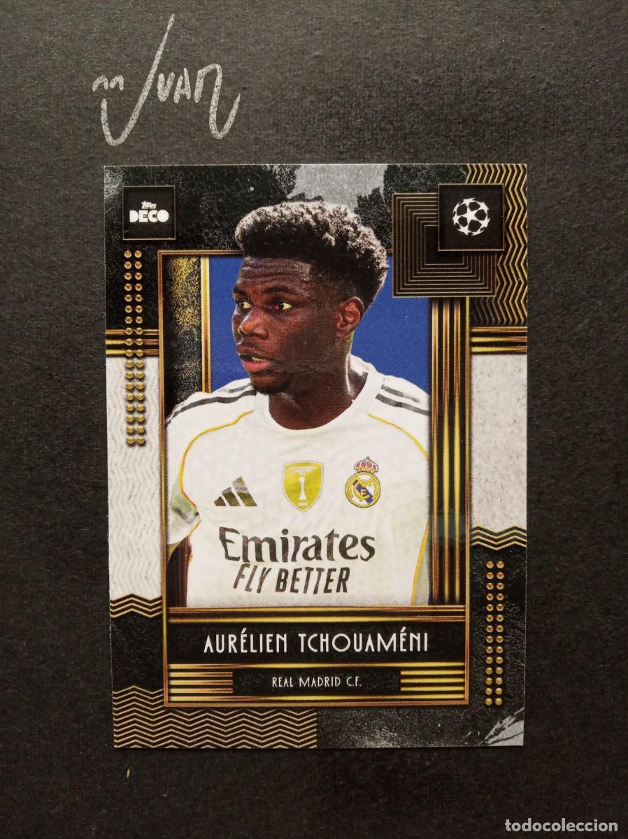 Cromos de F&uacute;tbol: CURRENT STARS TCHOUAMENI REAL MADRID ⚽ TOPPS &reg; DECO UCC UEFA CLUB COMPETITIONS 2025 2026 25 26 NUEVO