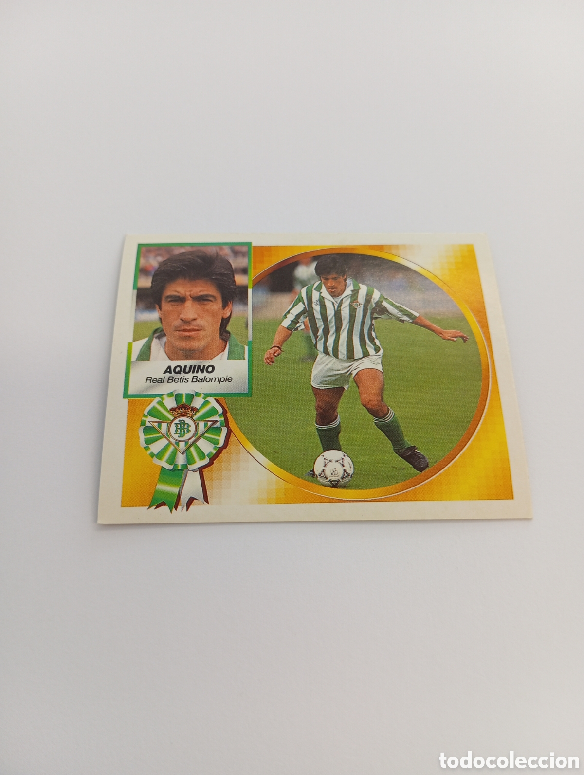 Cromos de F&uacute;tbol: AQUINO Betis Liga Este 1994 1995 NUEVO SIN PEGAR PANINI 94 95