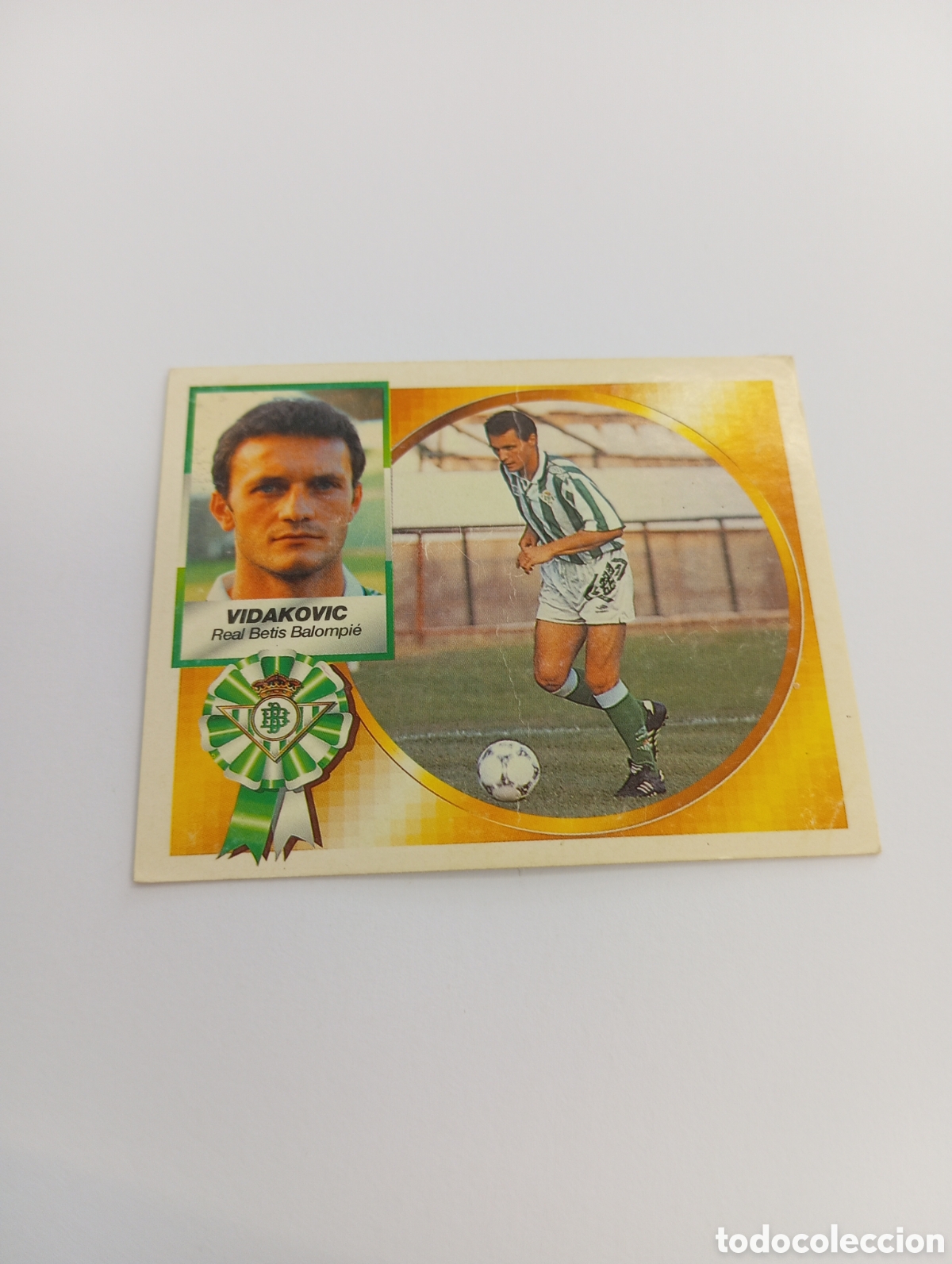 Cromos de F&uacute;tbol: VIDAKOVIC COLOCA Betis Liga Este 1994 1995 NUEVO SIN PEGAR PANINI 94 95
