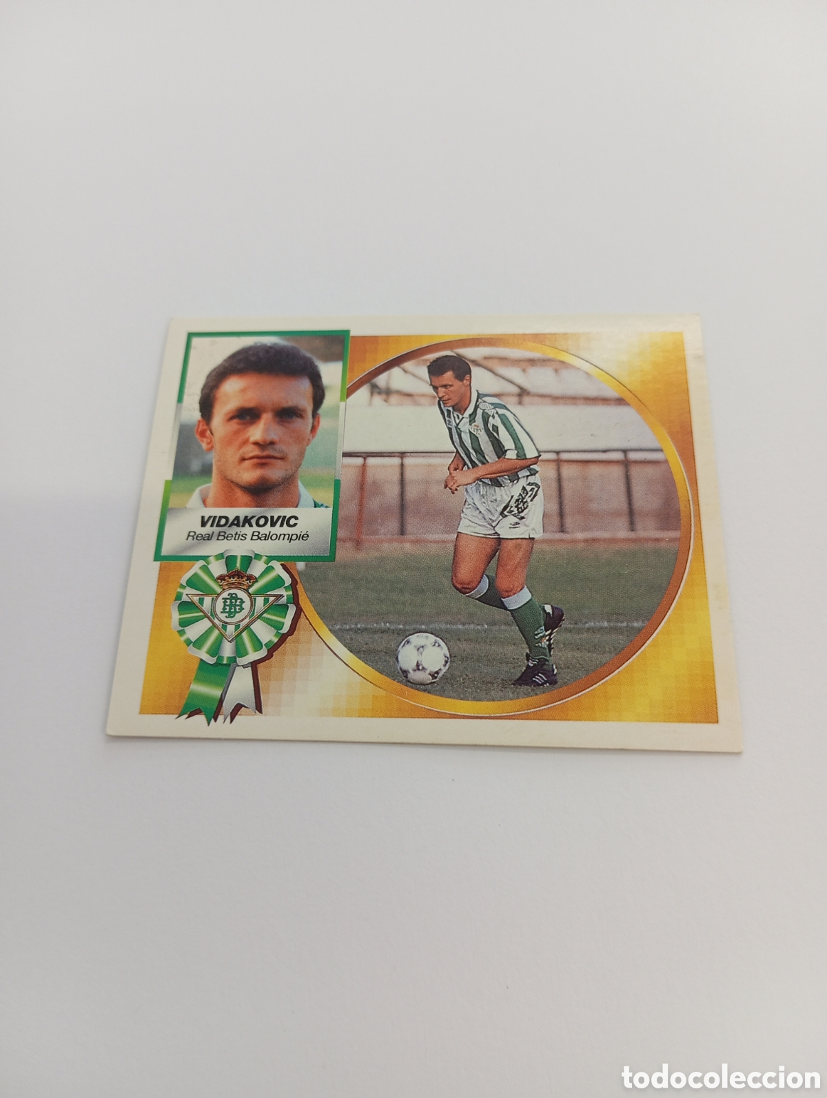 Cromos de F&uacute;tbol: VIDAKOVIC COLOCA Betis Liga Este 1994 1995 NUEVO SIN PEGAR PANINI 94 95