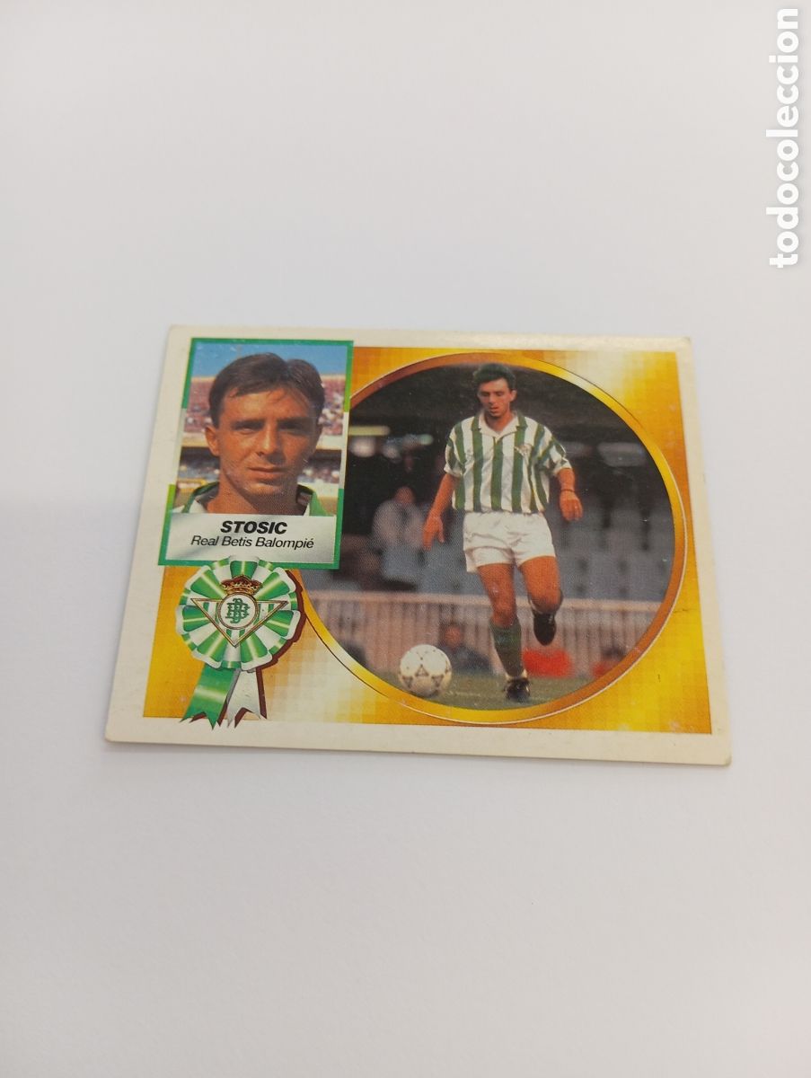 Cromos de F&uacute;tbol: STOSIC COLOCA Betis Liga Este 1994 1995 NUEVO SIN PEGAR PANINI 94 95