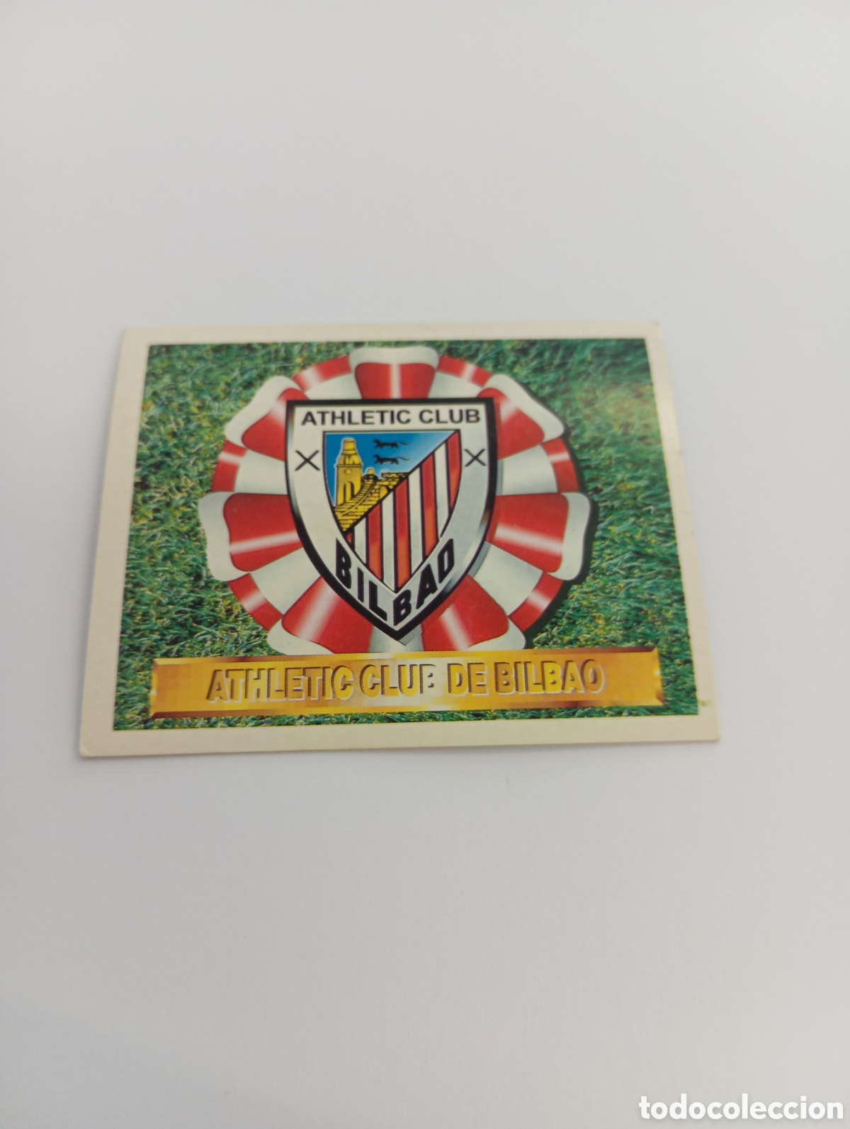 Cromos de F&uacute;tbol: ESCUDO Athletic Club Liga Este 1994 1995 NUEVO SIN PEGAR PANINI 94 95