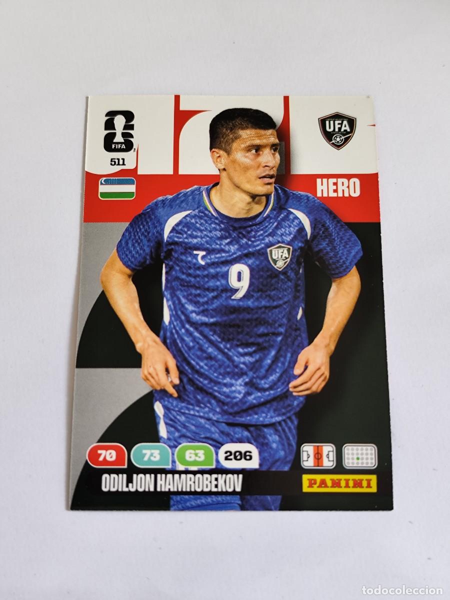 Cromos de F&uacute;tbol: FIFA WORLD CUP 2026 PANINI ADRENALYN XL 511 ODILJON HAMROBEKOV - HERO UZBEKIST&Aacute;N