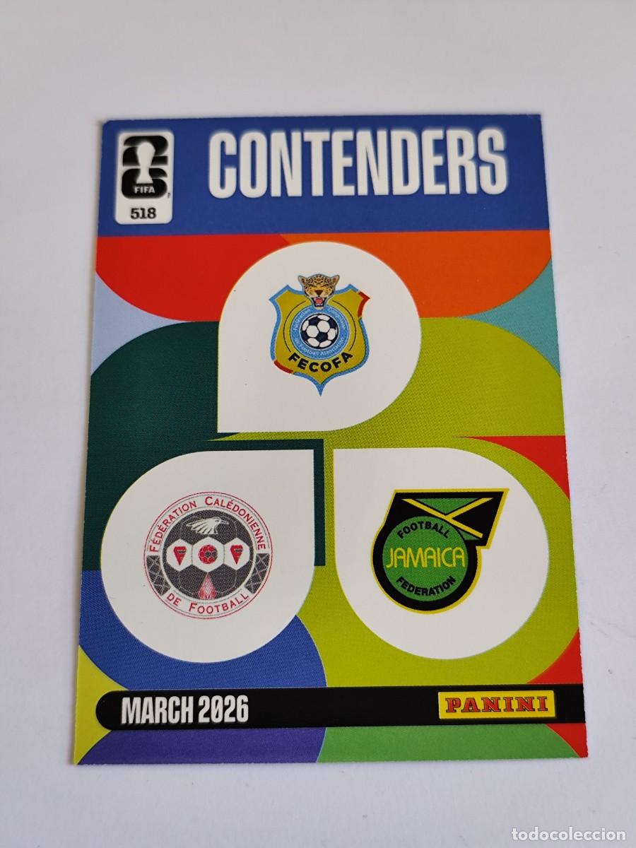 Cromos de F&uacute;tbol: FIFA WORLD CUP 2026 PANINI ADRENALYN XL 518 CONTENDERS