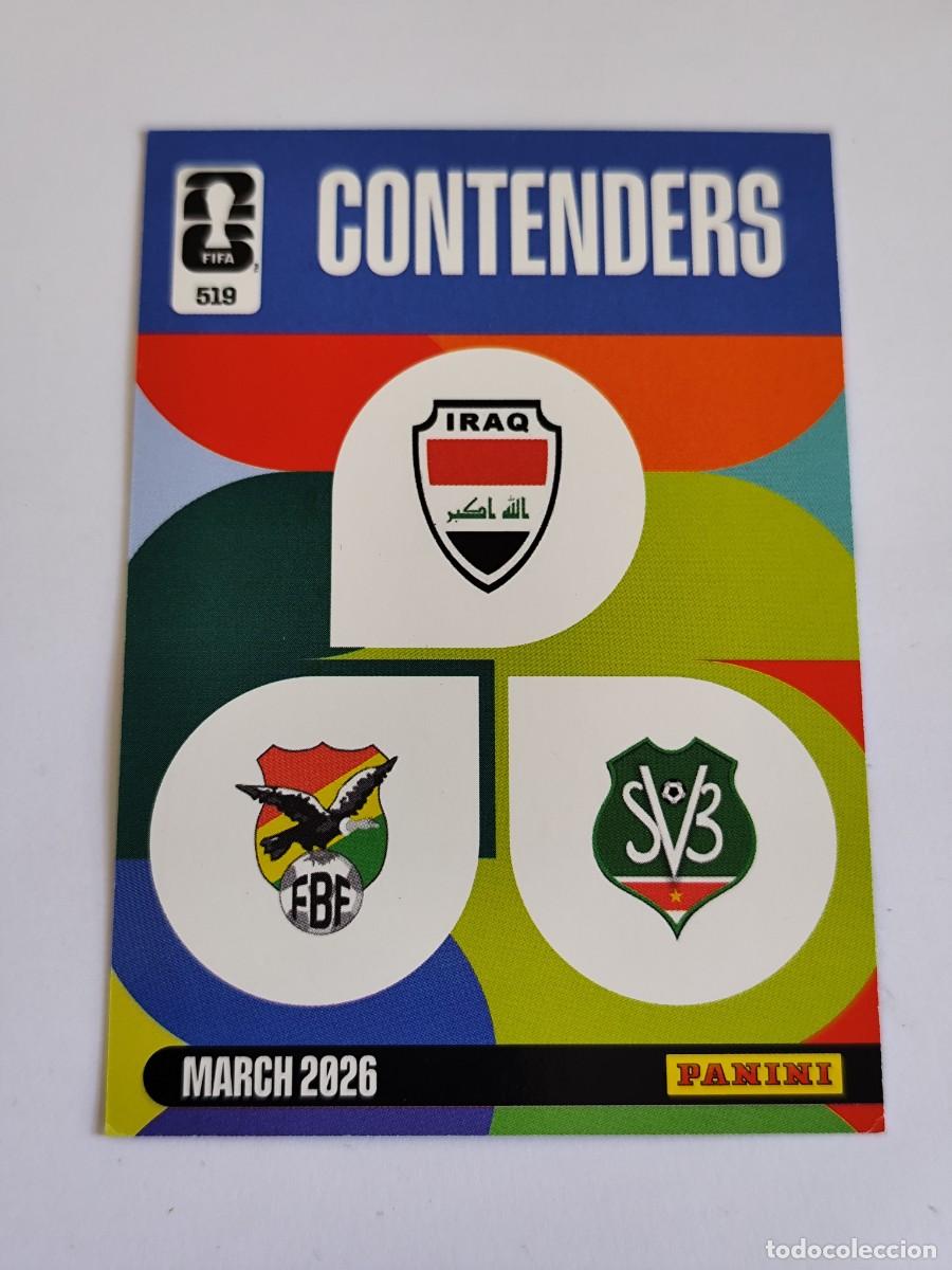 Cromos de F&uacute;tbol: FIFA WORLD CUP 2026 PANINI ADRENALYN XL 519 CONTENDERS