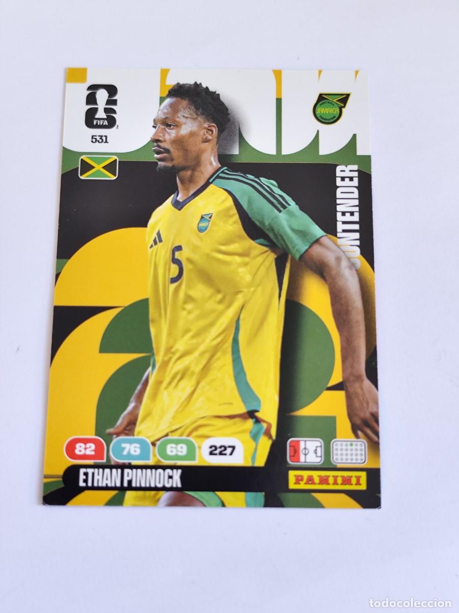 Cromos de F&uacute;tbol: FIFA WORLD CUP 2026 PANINI ADRENALYN XL 531 ETHAN PINNOCK - CONTENDER JAMAICA