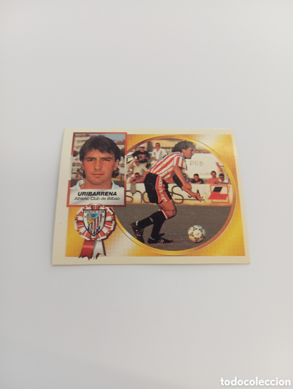 Cromos de F&uacute;tbol: URIBARRENA BAJA Athletic Club Liga Este 1994 1995 NUEVO SIN PEGAR PANINI 94 95