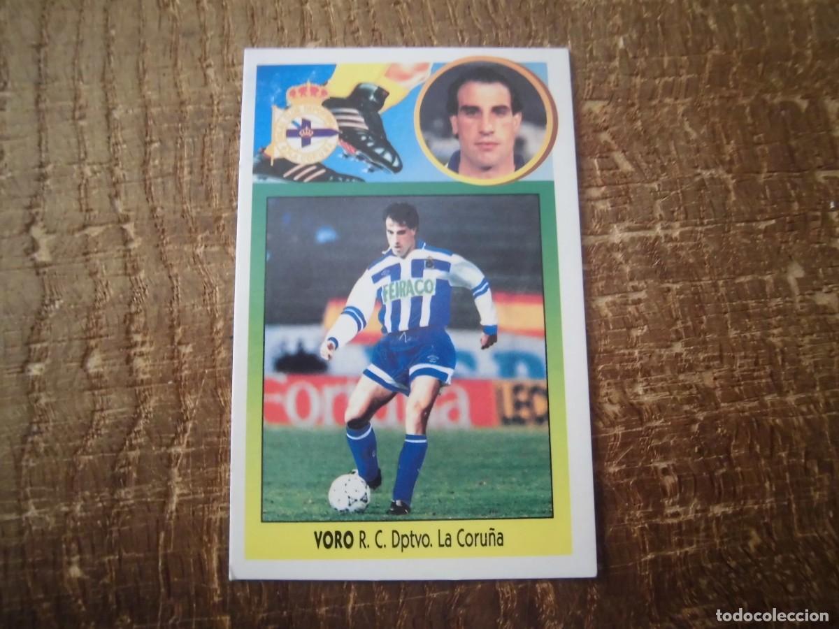 Cromos de F&uacute;tbol: VORO DEPORTIVO DE LA CORU&Ntilde;A &Uacute;LTIMOS FICHAJES N&ordm; 2 LIGA 93-94 EDICIONES ESTE CROMO CART&Oacute;N RECUPERADO