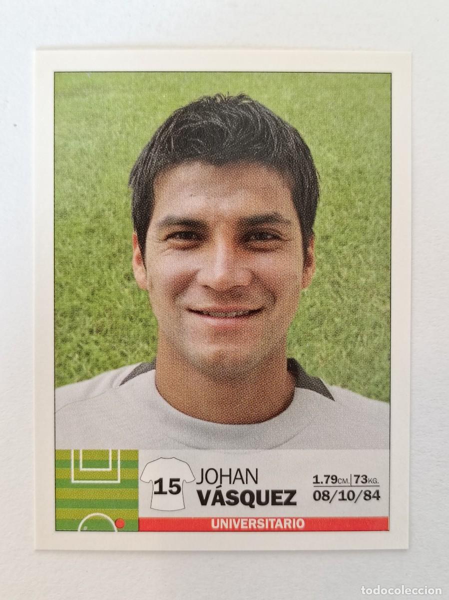 Cromos de F&uacute;tbol: #10 JOHAN VASQUEZ (UNIVERSITARIO) COPA CABLE MAGICO LIGA PERU 2010 PANINI