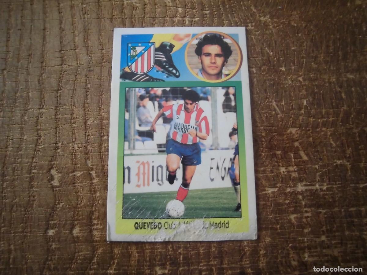 Cromos de F&uacute;tbol: QUEVEDO ATL&Eacute;TICO DE MADRID &Uacute;LTIMOS FICHAJES N&ordm; 3 LIGA 93-94 EDICIONES ESTE CROMO CART&Oacute;N RECUPERADO