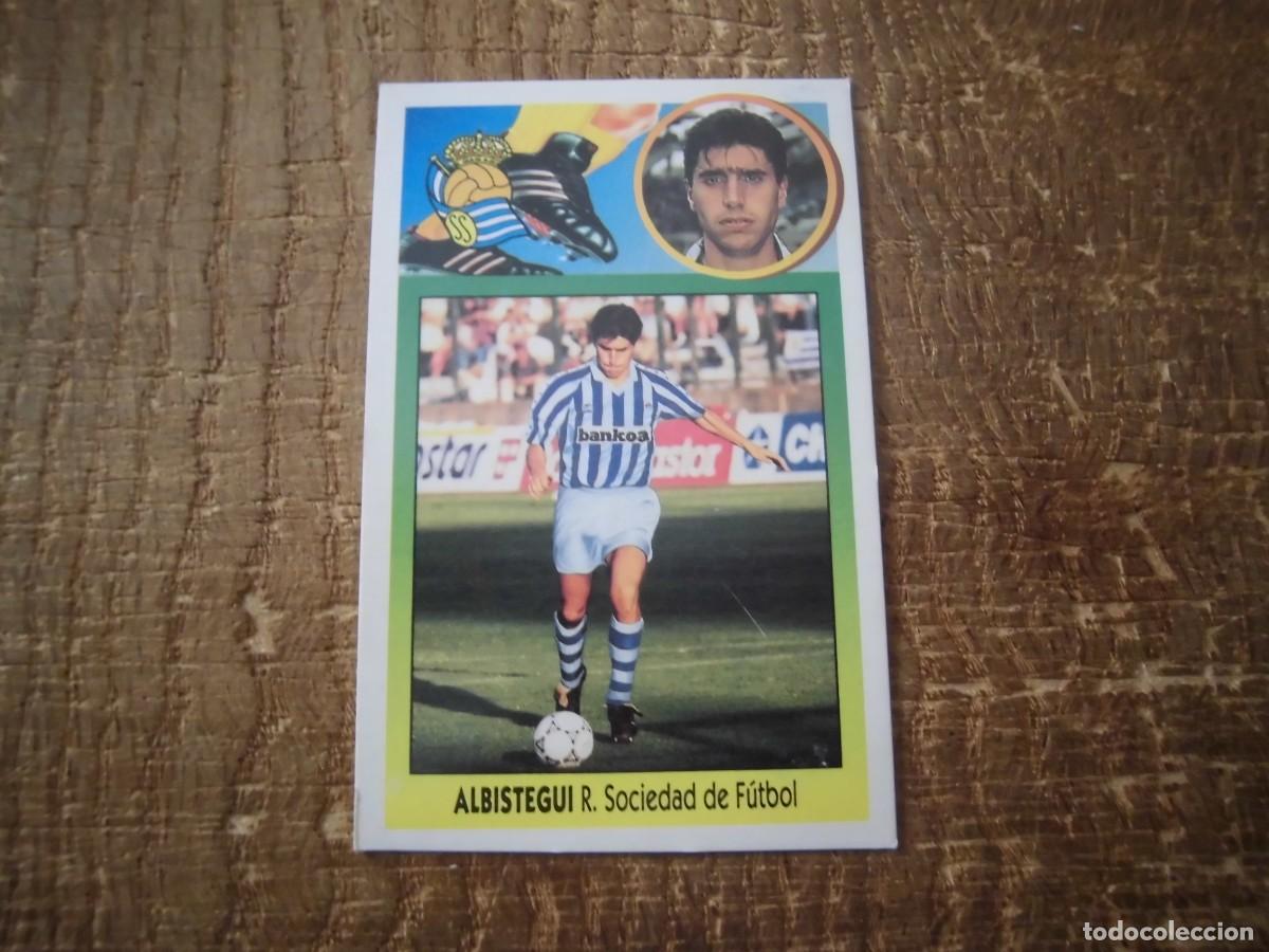 Cartes &agrave; collectionner de Football: ALBISTEGUI REAL SOCIEDAD &Uacute;LTIMOS FICHAJES N&ordm; 6 LIGA 93-94 EDICIONES ESTE CROMO CART&Oacute;N RECUPERADO