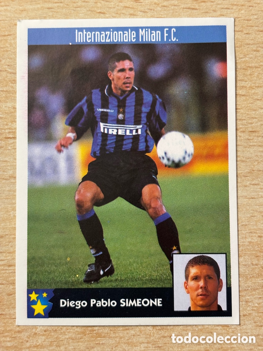 Cartes &agrave; collectionner de Football: # 127 Simeone Argentina Inter Italia Mejores Equipos de Europa 97-98 Panini