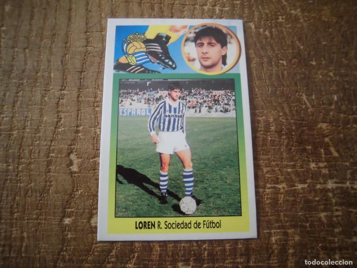 Cartes &agrave; collectionner de Football: LOREN REAL SOCIEDAD &Uacute;LTIMOS FICHAJES N&ordm; 7 LIGA 93-94 EDICIONES ESTE CROMO CART&Oacute;N RECUPERADO
