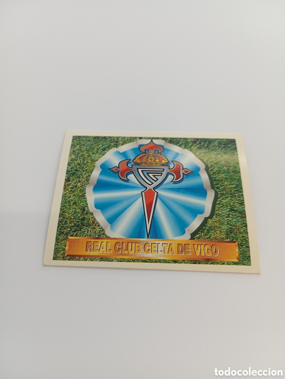 Cromos de F&uacute;tbol: ESCUDO Celta de Vigo Liga Este 1994 1995 NUEVO SIN PEGAR PANINI 94 95