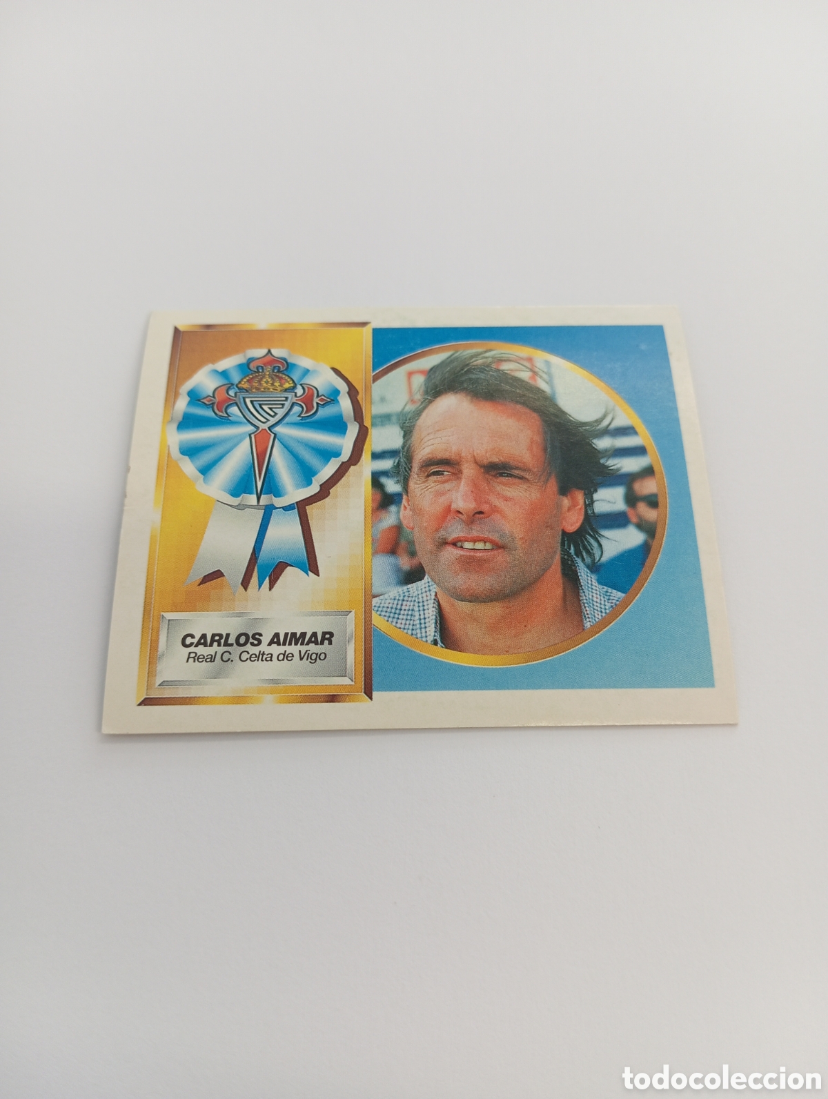 Cromos de F&uacute;tbol: ENTRENADOR CARLOS AIMAR Celta de Vigo Liga Este 1994 1995 NUEVO SIN PEGAR PANINI 94 95