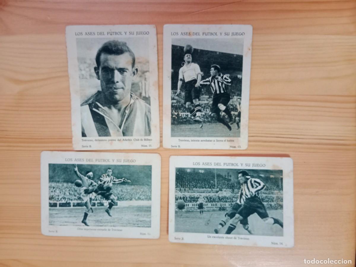 Cromos de F&uacute;tbol: CROMOS CHOCOLATE LA PERLA DE LEVANTE - A&Ntilde;OS 20 - ASES DEL FUTBOL Y SU JUEGO - TRAVIESO ATHLETIC CLUB
