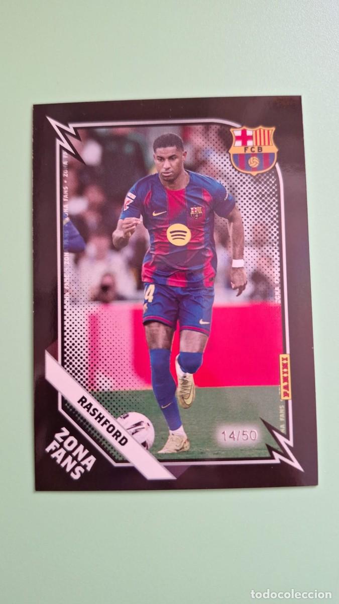 Cromos de F&uacute;tbol: CROMO PANINI CLUB BARCELONA PARALELA KROMIX BLACK /50 RASHFORD 25 26 2025 2026