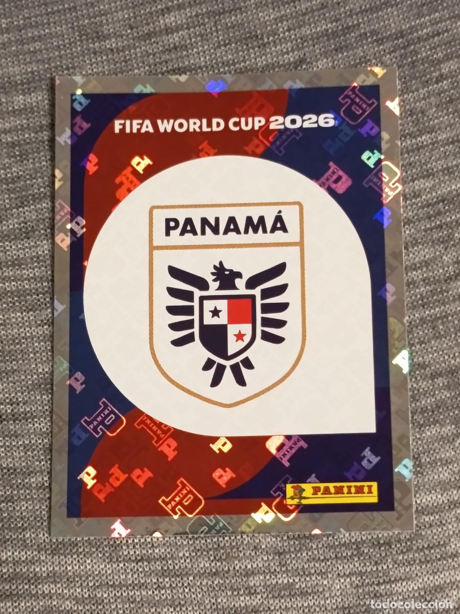 Cromos de F&uacute;tbol: ESCUDO PANAMA PAN 1 STICKER MUNDIAL 2026 PANINI FIFA WORLD CUP NUEVO