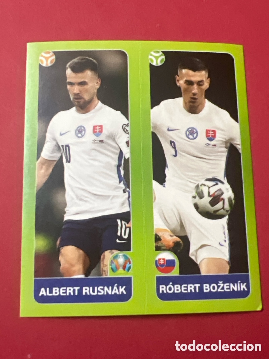 Cromos de F&uacute;tbol: E991. 491 A RUSN&Aacute;K / B BOZEN&Iacute;K - ESLOVAQUIA - EURO 2020 TOURNAMENT EDITION - EUROCOPA