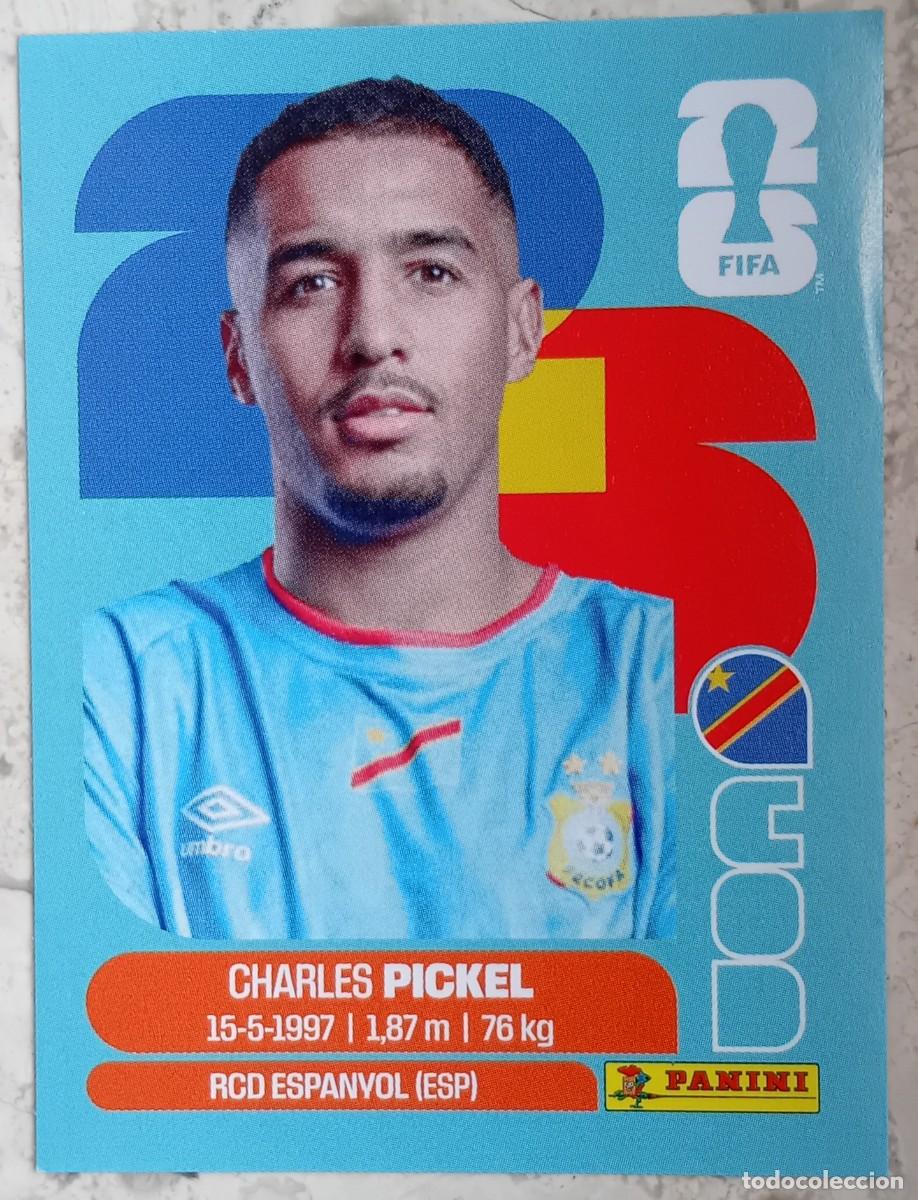 Cromos de F&uacute;tbol: Figurina Panini 2026 Cromo World Cup Usa Mundial 2026 Charles Pickel Congo n COD 8