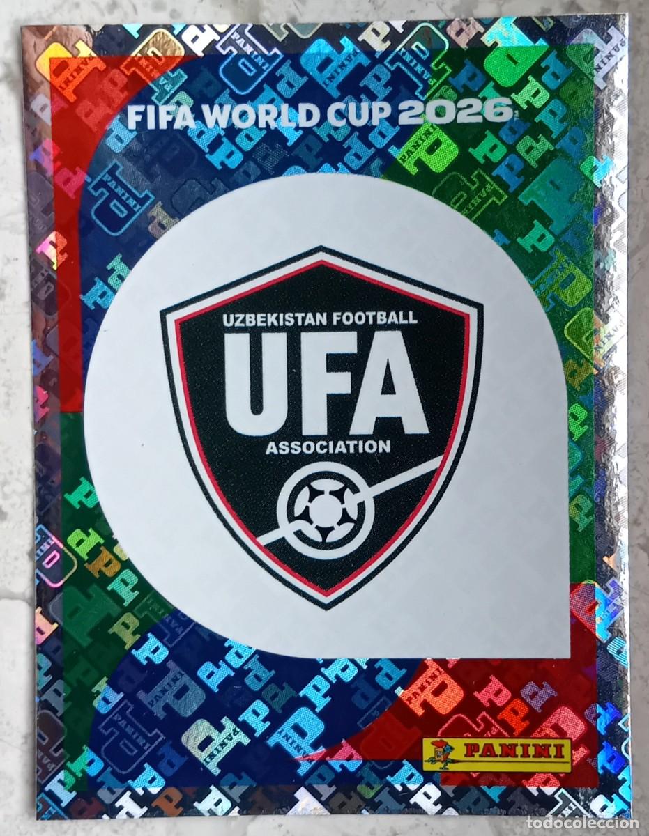 Cromos de F&uacute;tbol: Figurina Panini 2026 Cromo World Cup Usa Mundial 2026 scudetto escudo badge Uzbekistan n UZB 1