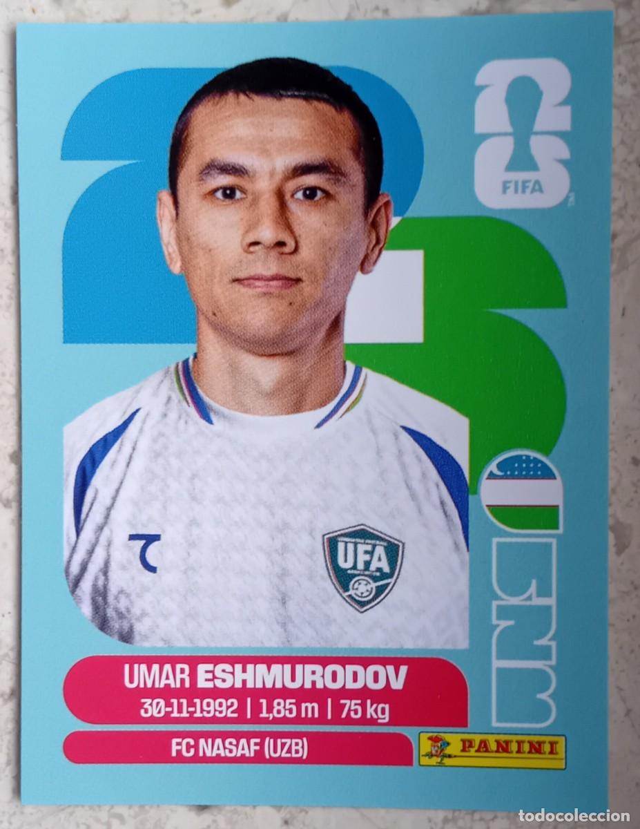 Cromos de F&uacute;tbol: Figurina Panini 2026 Cromo World Cup Usa Mundial 2026 Umar Eshmurodov Uzbekistan n UZB 5
