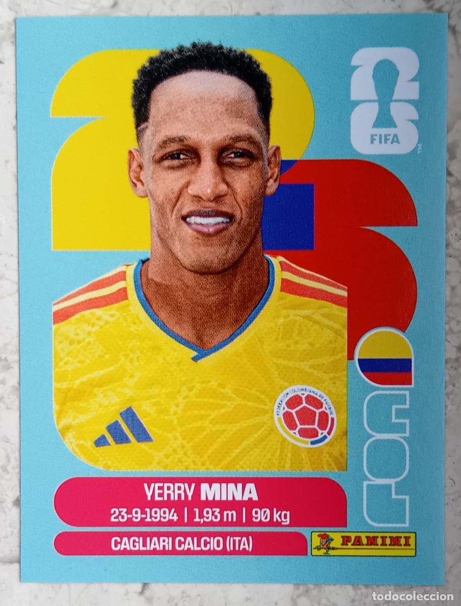 Cromos de F&uacute;tbol: Figurina Panini 2026 Cromo World Cup Usa Mundial 2026 Yerri Mina Colombia n COL 5